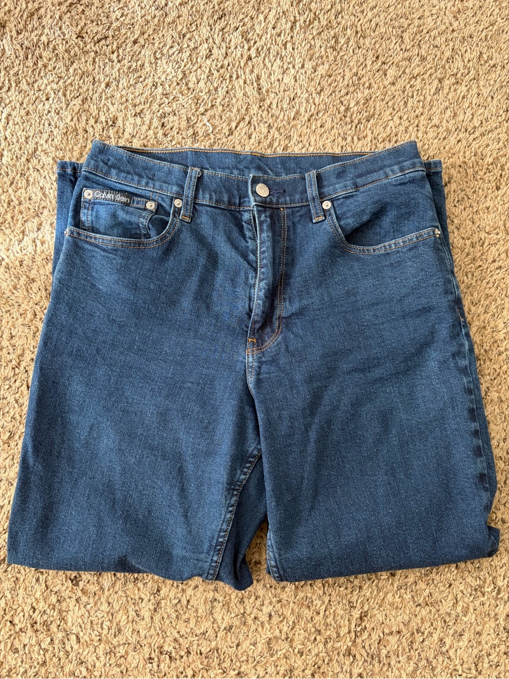 Calvin Klein Jeans Women's Dark Blue Boot Cut Denim